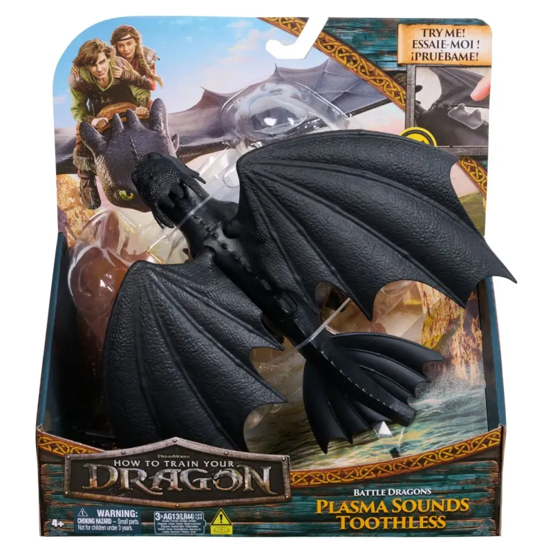 CUM SA ITI DRESEZI DRAGONUL LUPTĂ DRAGONILOR FIGURINĂ DRAGON TOOTHLESS 26.5 CM