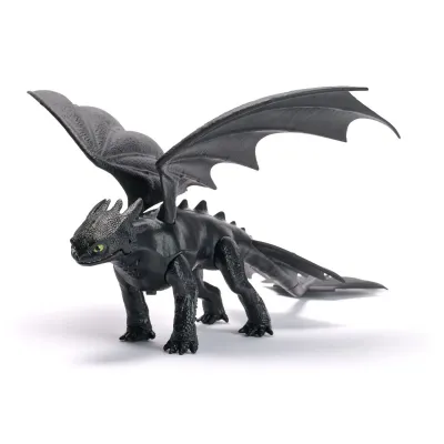 CUM SA ITI DRESEZI DRAGONUL LUPTĂ DRAGONILOR FIGURINĂ DRAGON TOOTHLESS 26.5 CM