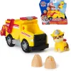 PATRULA CĂȚELUSILOR VEHICUL DE SALVARE MAȘINĂ DE POMPIERI ȘI FIGURINĂ RUBBLE