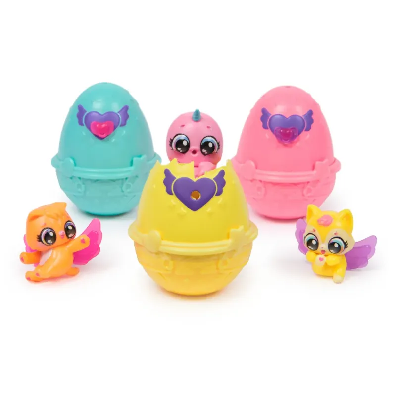 HATCHIMALS ALIVE NEON RAINBOW SET COSULET DE OUA