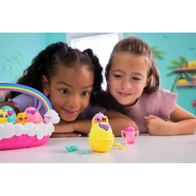 HATCHIMALS ALIVE NEON RAINBOW SET COSULET DE OUA