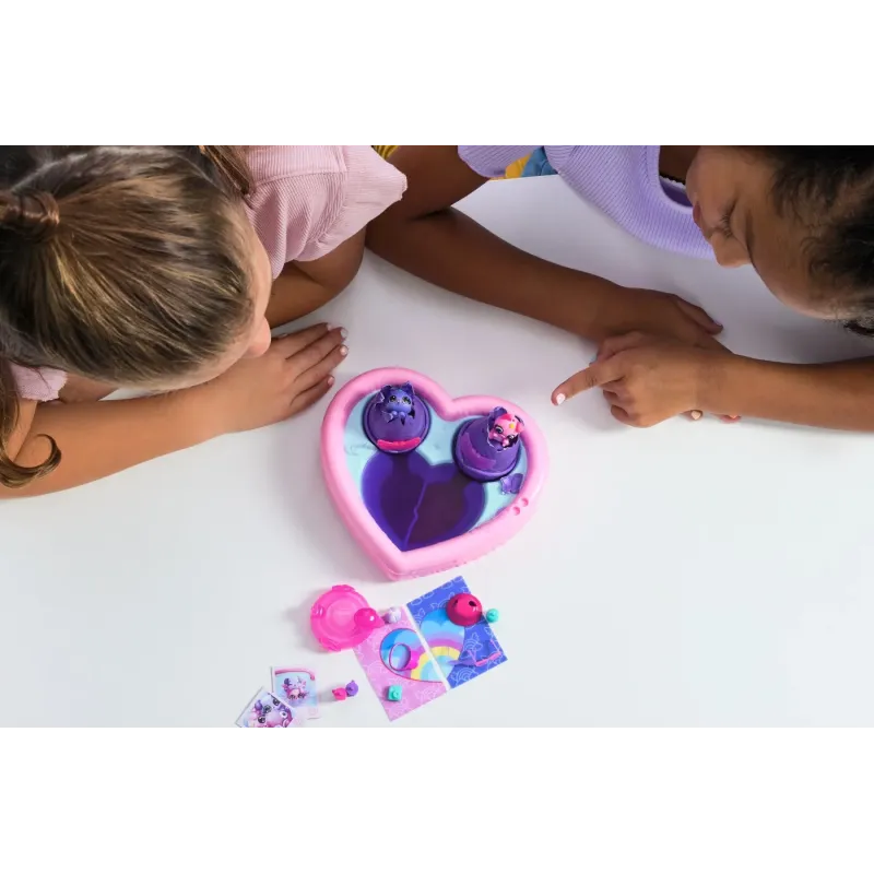 HATCHIMALS ALIVE NEON RAINBOW SET PETRECERE LA PISCINA