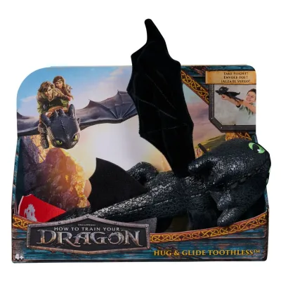 CUM SA ITI DRESEZI DRAGONUL HUG ȘI GLIDE FIGURINĂ DRAGON TOOTHLESS