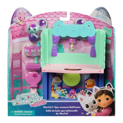 GABBYS DOLLHOUSE FILMUL CAMERE PENTRU CASA DE PAPUSI A LUI GABBY BAIE CU FIGURINE ȘI ACCESORII