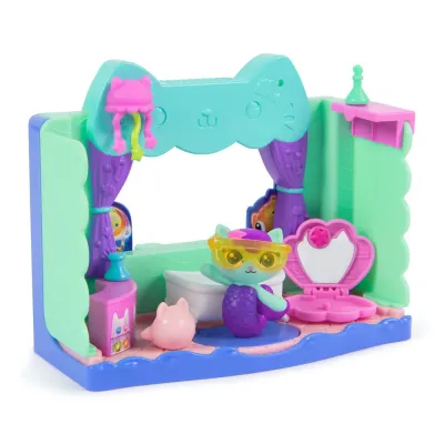 GABBYS DOLLHOUSE FILMUL CAMERE PENTRU CASA DE PAPUSI A LUI GABBY BAIE CU FIGURINE ȘI ACCESORII