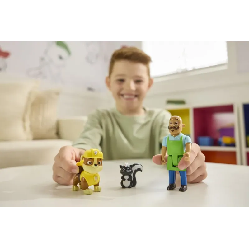 PATRULA CĂȚELUSILOR SET 3 FIGURINE RUBBLE ȘI MR PORTER