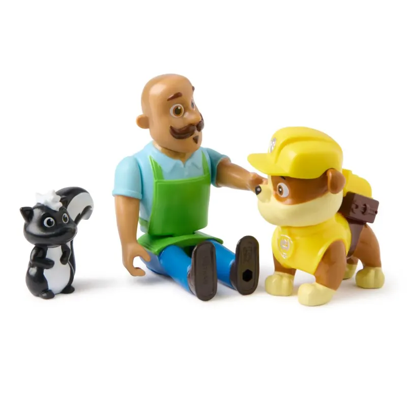 PATRULA CĂȚELUSILOR SET 3 FIGURINE RUBBLE ȘI MR PORTER