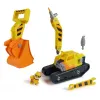 PATRULA CĂȚELUSILOR RUBBLE ȘI ECHIPA VEHICUL BULDOZER MULTIFUNCTIONAL 2 IN 1
