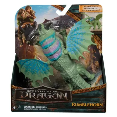 CUM SA ITI DRESEZI DRAGONUL FIGURINĂ RUMBLEHORN 20CM