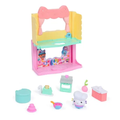GABBYS DOLLHOUSE FILMUL BUCATARIA MAGICA A LUI CAKEYS CU FIGURINE ȘI ACCESORII
