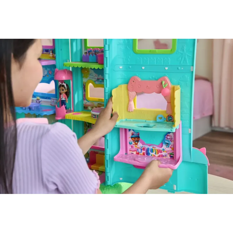 GABBYS DOLLHOUSE FILMUL BUCATARIA MAGICA A LUI CAKEYS CU FIGURINE ȘI ACCESORII