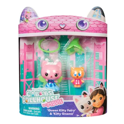 GABBYS DOLLHOUSE FILMUL SET 2 FIGURINE PISICUTA ZANA ȘI PISICUTA GNOME ȘI ACCESORII