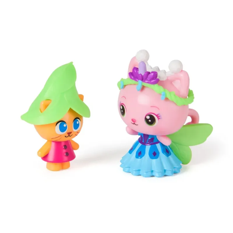 GABBYS DOLLHOUSE FILMUL SET 2 FIGURINE PISICUTA ZANA ȘI PISICUTA GNOME ȘI ACCESORII