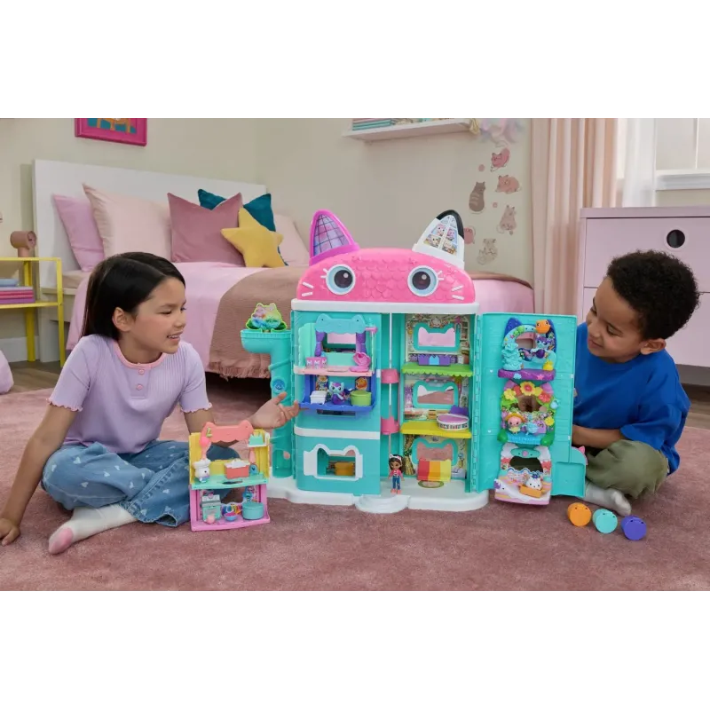 GABBYS DOLLHOUSE FILMUL CASA DE PAPUSI A LUI GABBYS MEOW MAZING CU ACCESORII