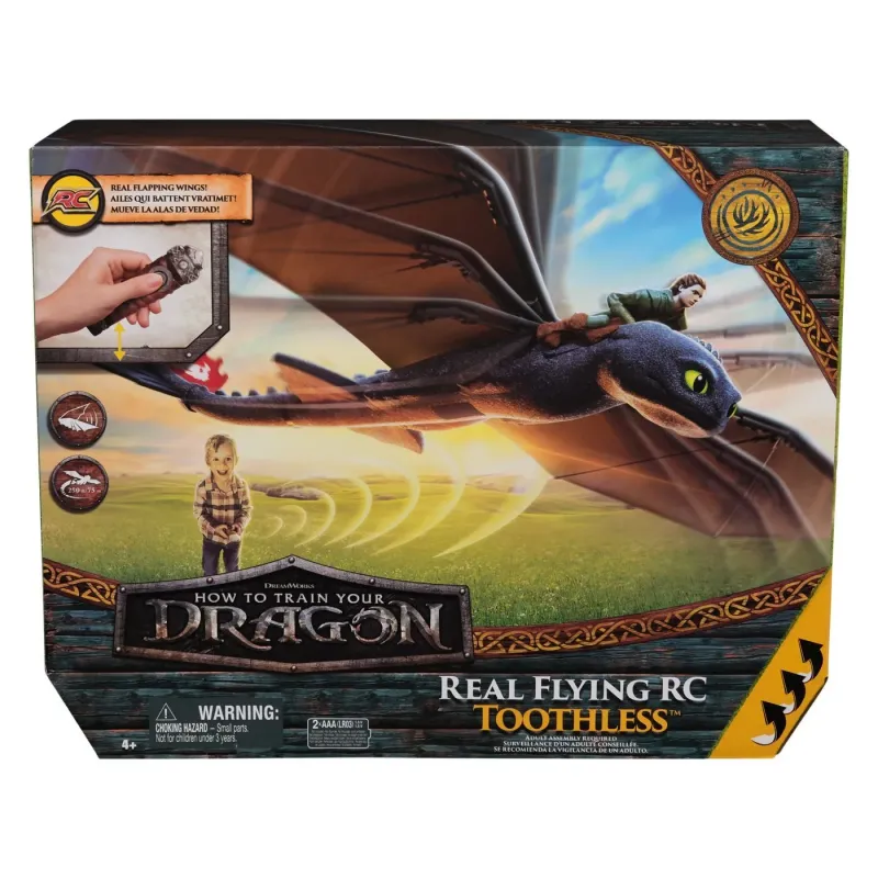 CUM SA ITI DRESEZI DRAGONUL FIGURINĂ DRAGON TOOTHLESS ZBURATOR CU TELECOMANDĂ