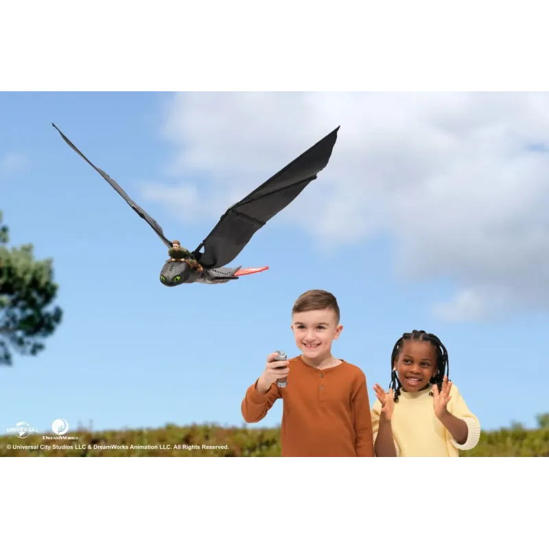 CUM SA ITI DRESEZI DRAGONUL FIGURINĂ DRAGON TOOTHLESS ZBURATOR CU TELECOMANDĂ