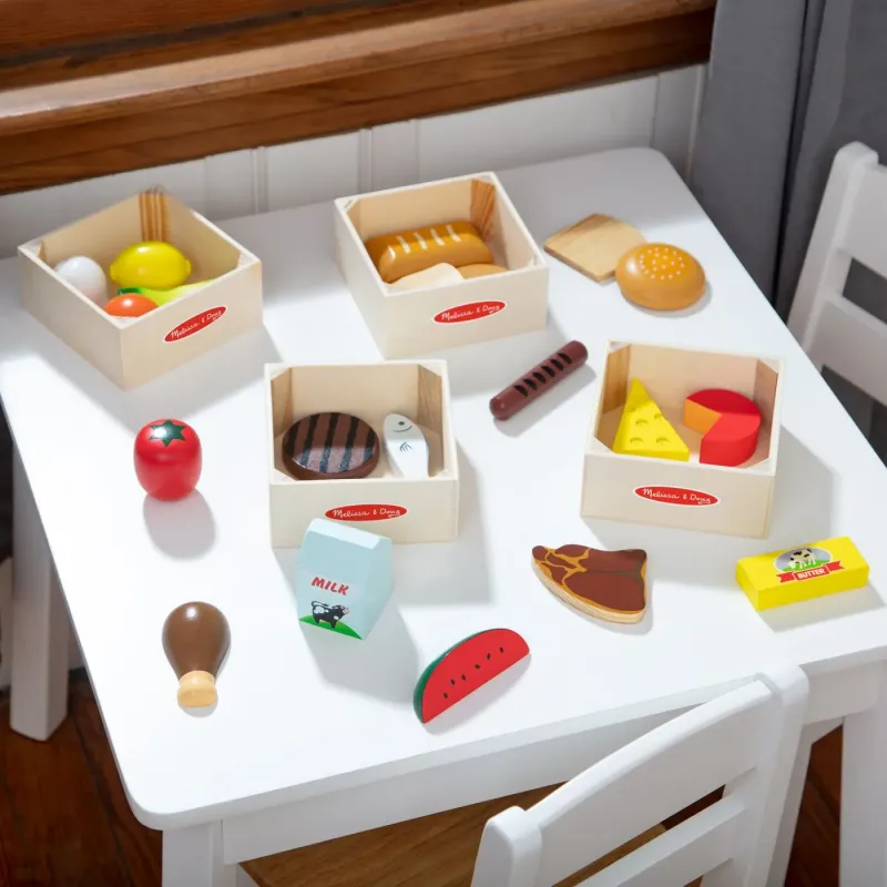 MELISSA ȘI DOUG SET DE JOACĂ DIN LEMN PRODUSE ALIMENTARE