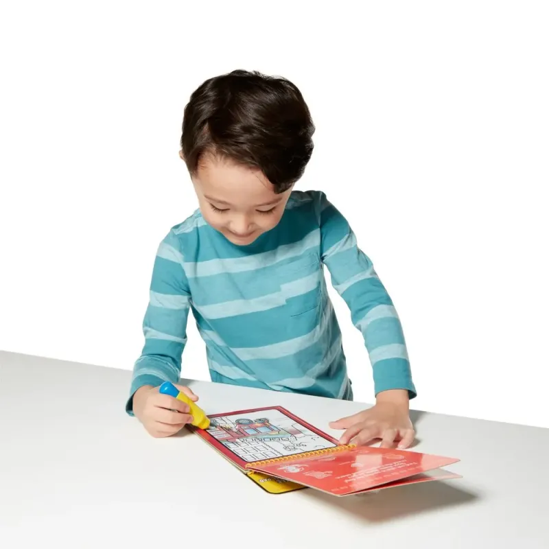 MELISSA AND DOUG CARTE DE COLORAT VEHICULE REUTILIZABILA CU APA WATER WOW
