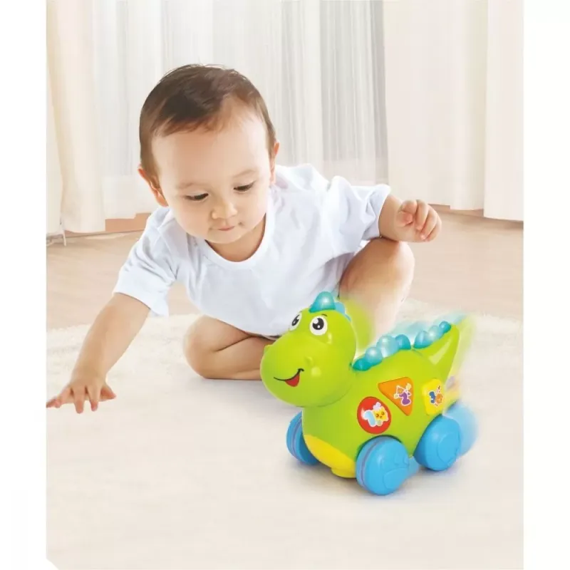 BABY DINOZAURUL INTERACTIV CU MISCARI MELODII ȘI LUMINI