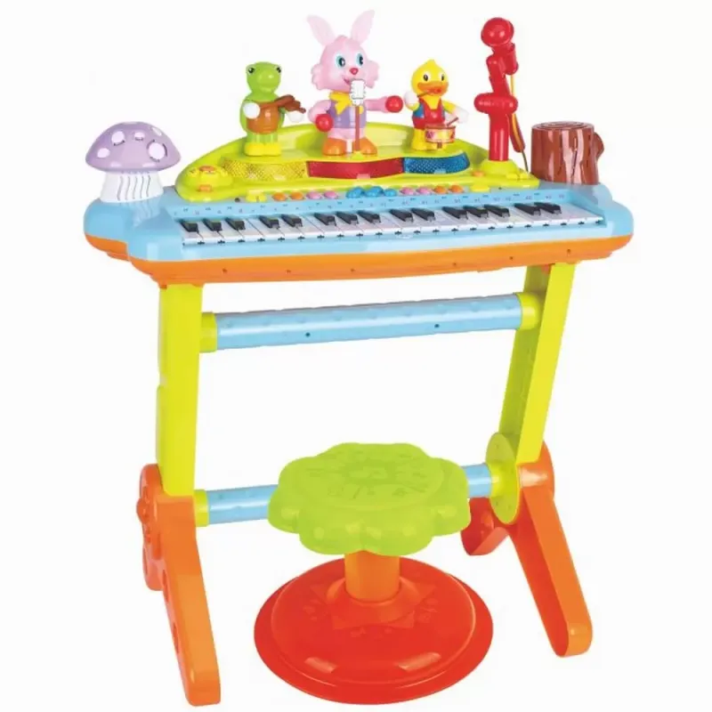 ORGA MUZICĂLA CU SCAUNEL ȘI ORCHESTRA ANIMALUTELOR