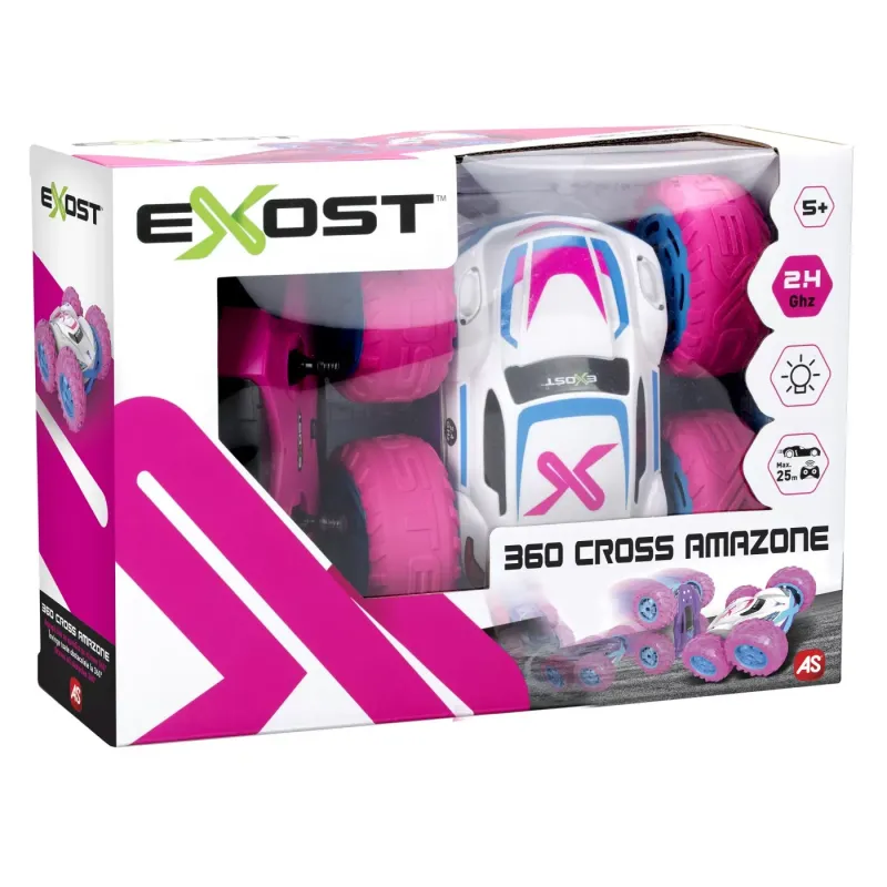 MAȘINĂ CU TELECOMANDĂ EXOST RC 1:18 360 CROSS LED AMAZONE