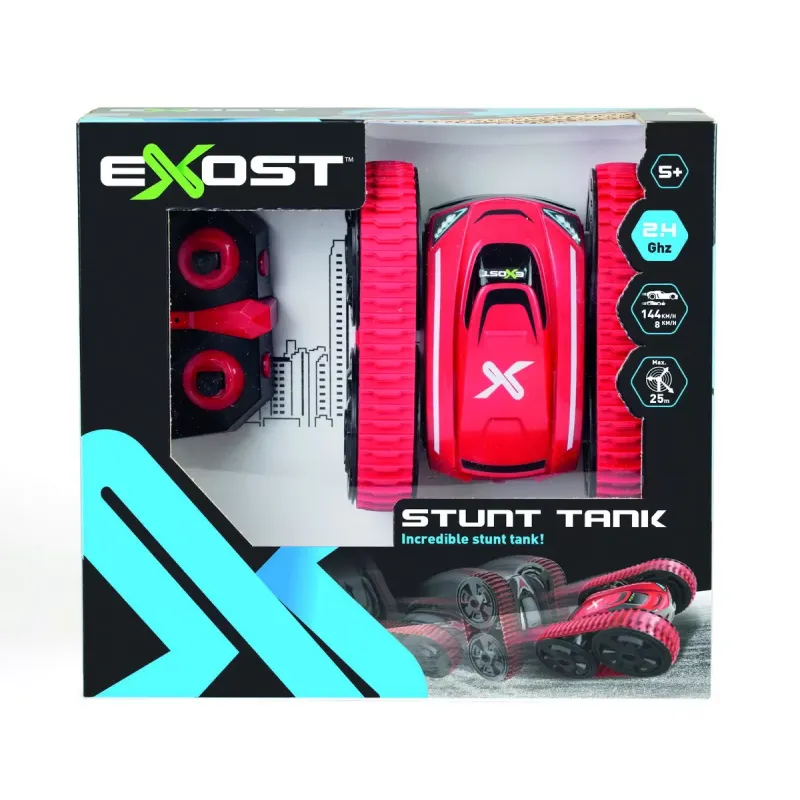MAȘINĂ CU RADICOMANDĂ EXOST RC STUNT TANK