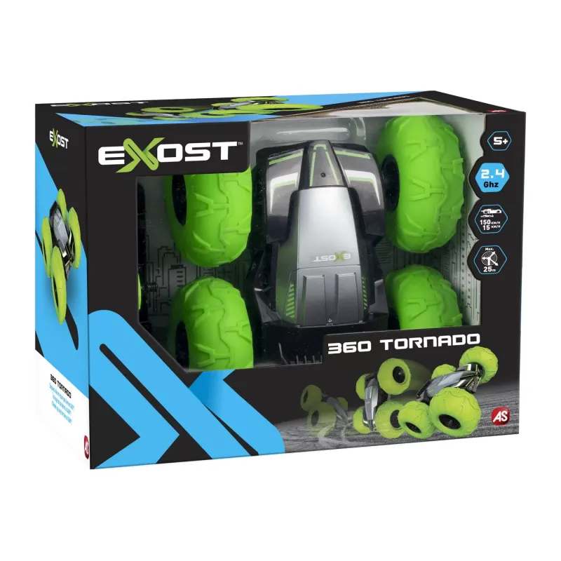 MAȘINĂ CU TELECOMANDĂ EXOST 360 TORNADO VERDE