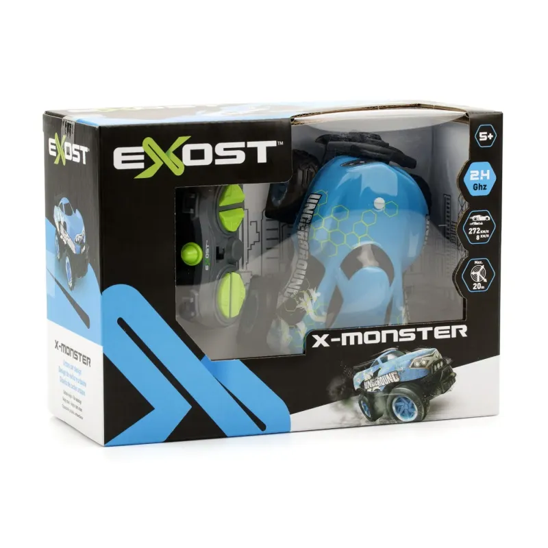 SILVERIT EXOST MAȘINĂ CU TELECOMANDĂ X MONSTER ALBASTRA
