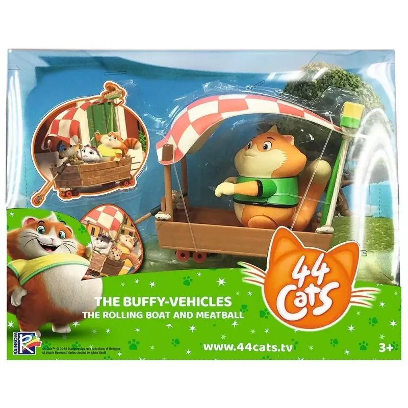 44 DE PISICI SET FIGURINĂ MEATBALL CU BARCUTA