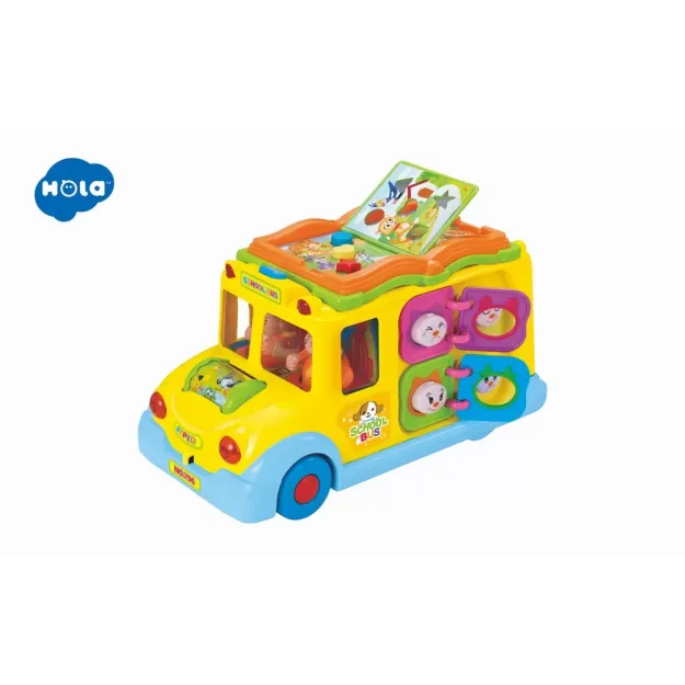 AUTOBUZUL SCOLAR CU SUNETE ȘI LUMINI