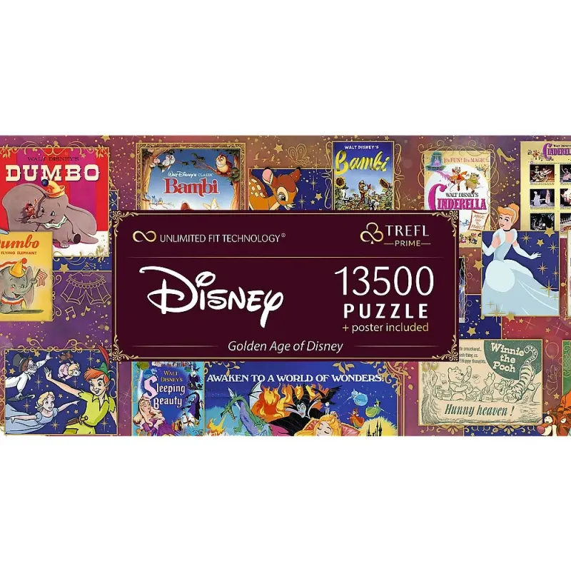 PUZZLE TREFL UFT 13500 DISNEY EPOCA DE AUR A DISNEY