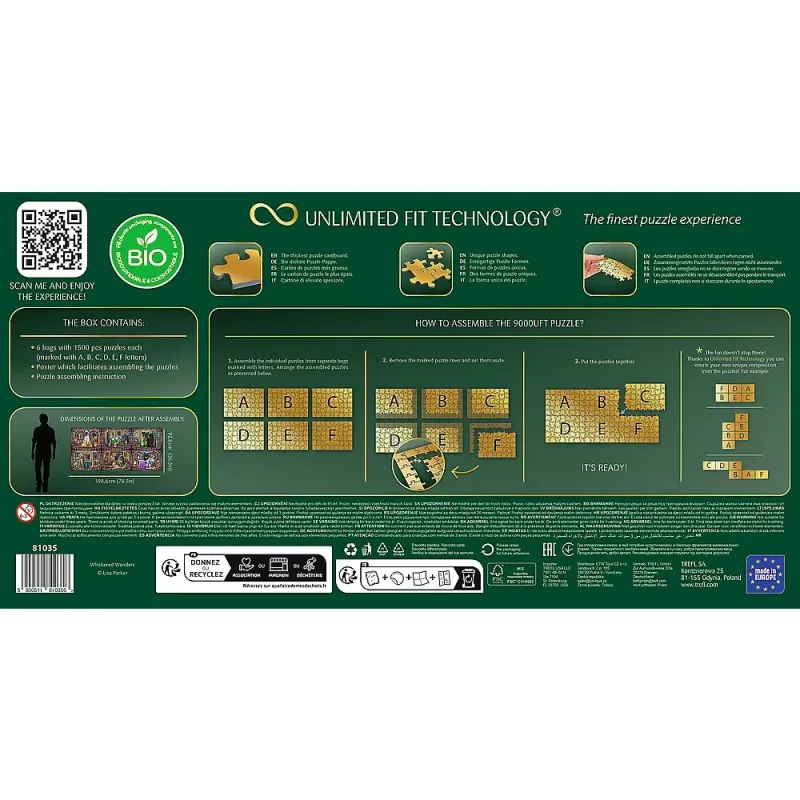 PUZZLE TREFL UFT 9000 LISA PARKER MINUNI CU MUSTATI