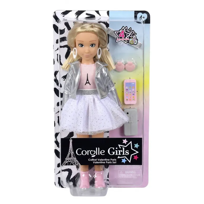 COROLLE SET SAPTAMANA MODEI LA PARIS PAPUSA VALENTINE 28CM