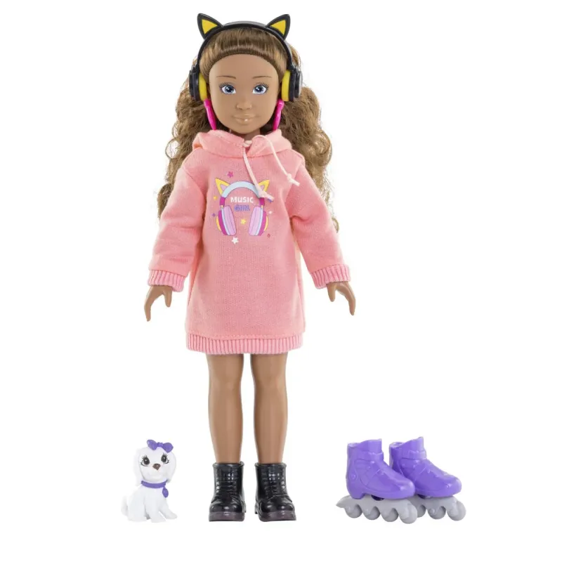 COROLLE SET MUZICĂ ȘI MODA PAPUSA MELODY 28CM