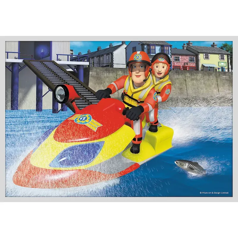 PUZZLE TREFL 10IN1 POMPIERUL SAM - SALVARILE POMPIERULUI SAM