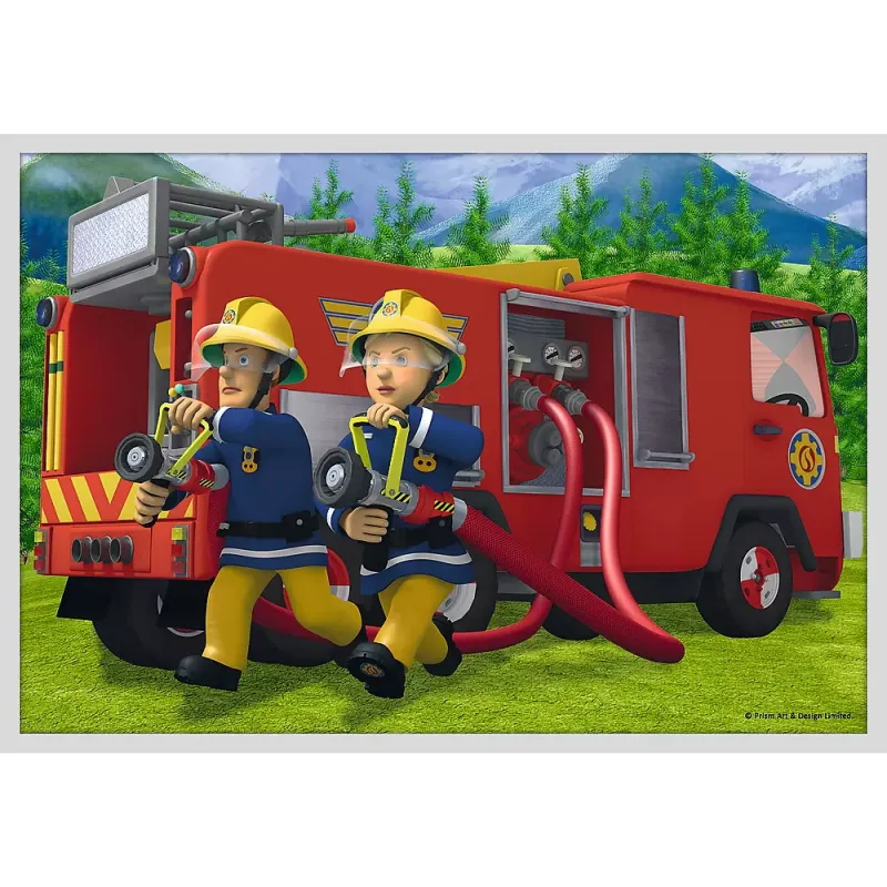 PUZZLE TREFL 10IN1 POMPIERUL SAM - SALVARILE POMPIERULUI SAM