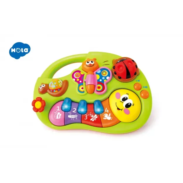 PIANINA ANIMALUTELOR VESELE CU LUMINI ȘI SUNETE