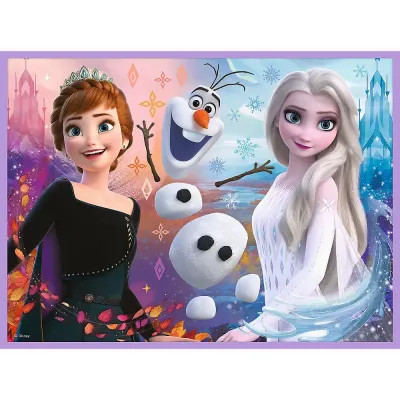 PUZZLE TREFL 2IN1 MEMO DISNEY FROZEN PRINTESELE ȘI TARAMUL LOR