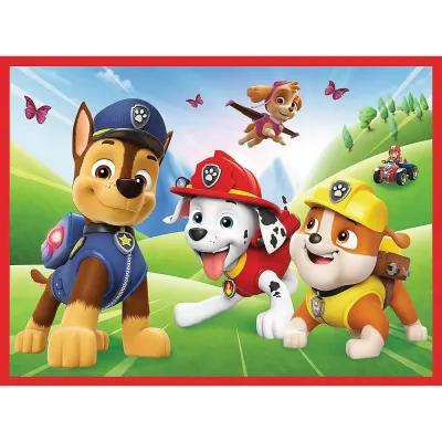 PUZZLE TREFL 2IN1 MEMO PATRULA CĂȚELUSILOR ECHIPA IN ACTIUNE