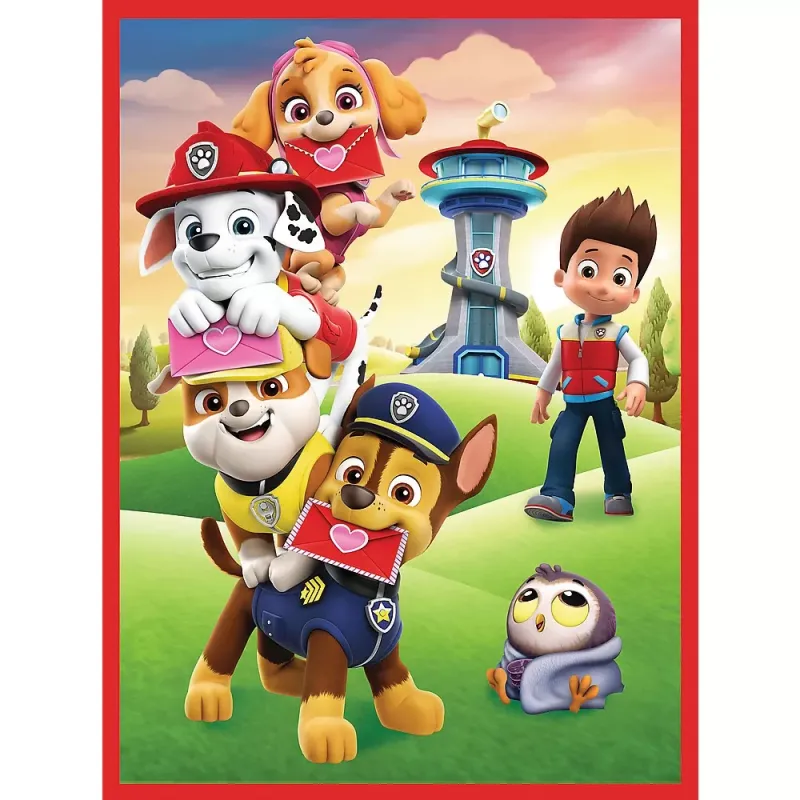 PUZZLE TREFL 2IN1 MEMO PATRULA CĂȚELUSILOR ECHIPA IN ACTIUNE