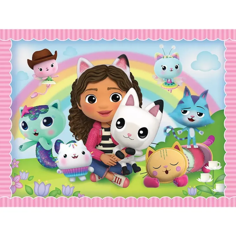 PUZZLE TREFL 2IN1 MEMO GABBYS DOLLHOUSE GABI ȘI PRIETENII EI