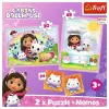 PUZZLE TREFL 2IN1 MEMO GABBYS DOLLHOUSE GABI ȘI PRIETENII EI