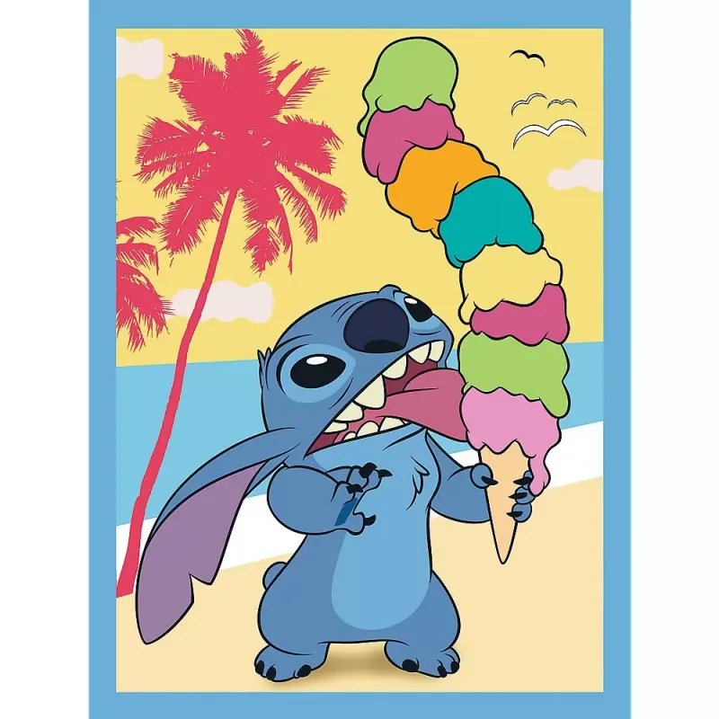 PUZZLE TREFL 2IN1 MEMO MOOMIN DISNEY STITCH LILO