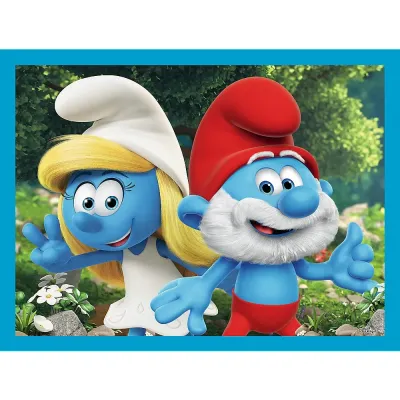 PUZZLE TREFL 2IN1 MEMO STRUMFII ȘI PRIETENII LUI