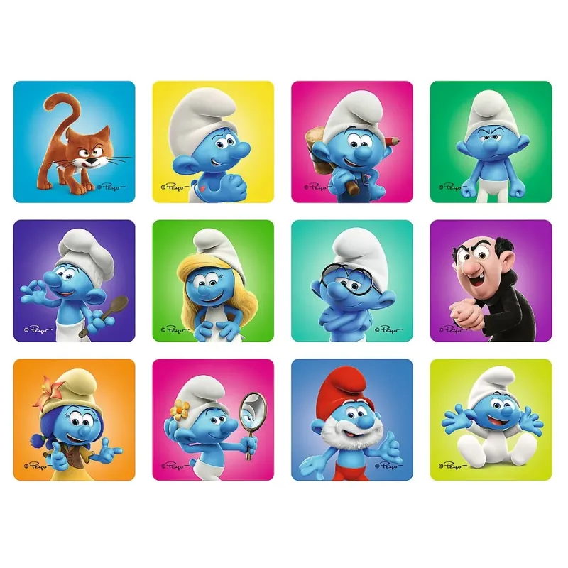 PUZZLE TREFL 2IN1 MEMO STRUMFII ȘI PRIETENII LUI