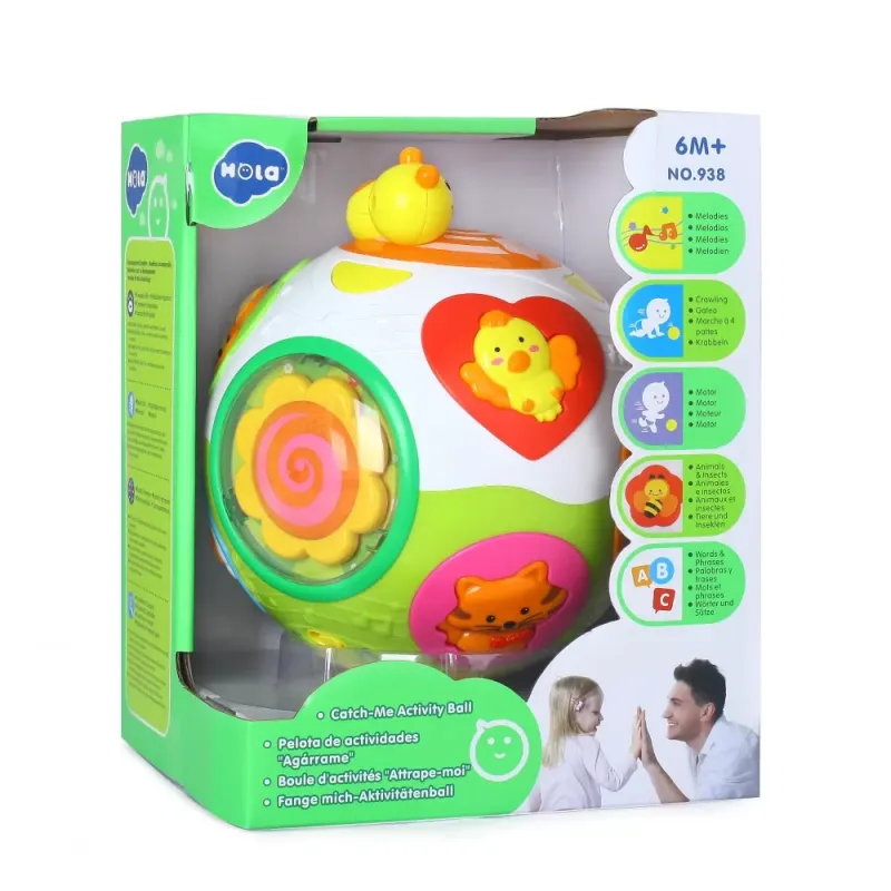 MINGEA INTERACTIVA CU LUMINI ȘI SUNETE PRINDE-MA DACA POTI