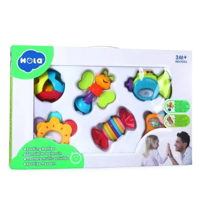 SET 6 JUCARII ZORNĂITOARE PENTRU BEBELUSI