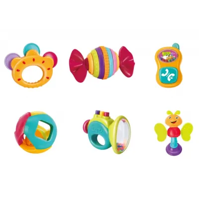 SET 6 JUCARII ZORNĂITOARE PENTRU BEBELUSI