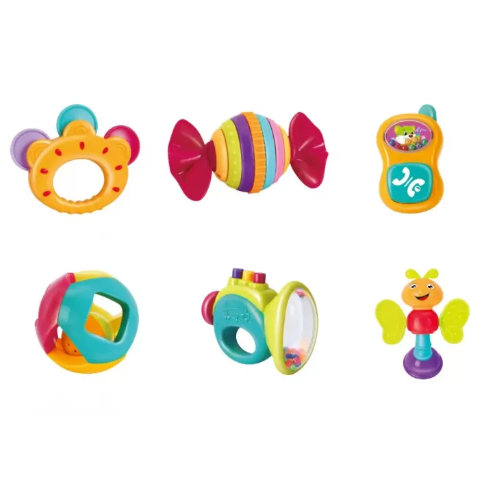 SET 6 JUCARII ZORNĂITOARE PENTRU BEBELUSI