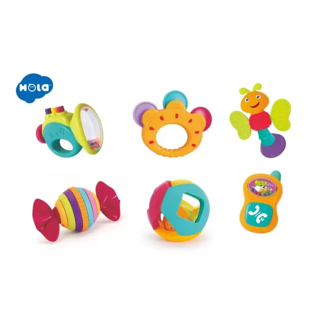 SET 6 JUCARII ZORNĂITOARE PENTRU BEBELUSI